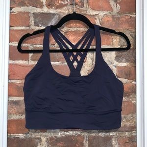 lululemon Free To Be style Bra - Navy - Size 10